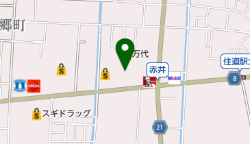 セブン銀行 万代 大東赤井店 共同出張所の地図画像