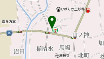 セブンイレブン 喜多方北町店の地図画像