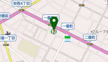 セブンイレブン 静岡二番町店の地図画像