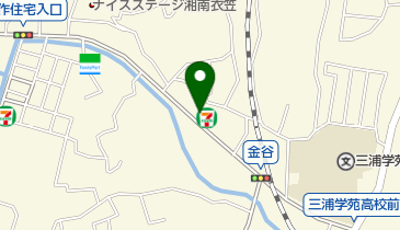 セブンイレブン 横須賀金谷店の地図画像