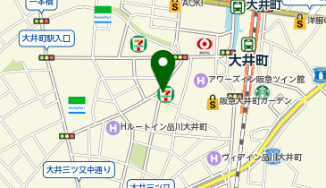セブンイレブン 品川大井1丁目店の地図画像