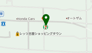 セブンイレブン 上田古里店の地図画像