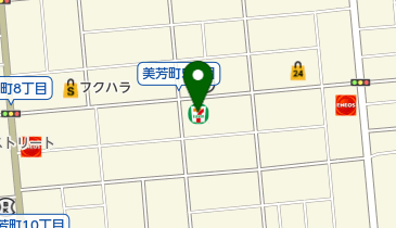 セブンイレブン 北見山下通り店の地図画像