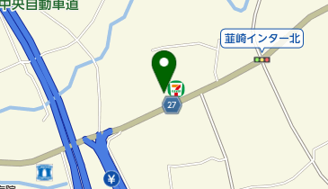 セブンイレブン 韮崎インター店の地図画像