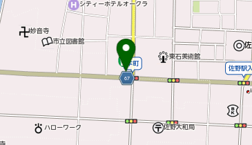 セブンイレブン 佐野本町店の地図画像