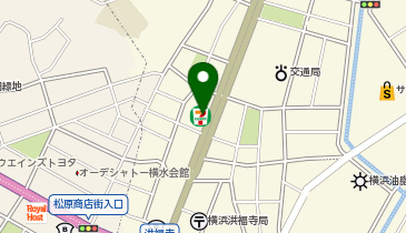 セブンイレブン 横浜浅間町店の地図画像