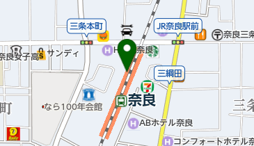 セブンイレブン ハートインJR奈良駅改札口店の地図画像
