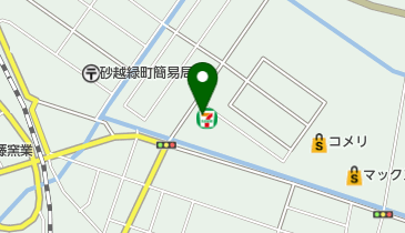 セブンイレブン 酒田砂越店の地図画像