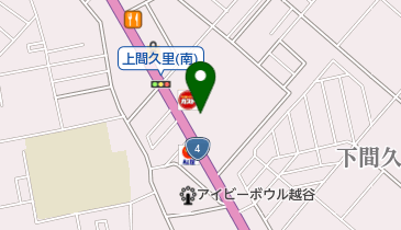 セブンイレブン 越谷間久里団地前店の地図画像