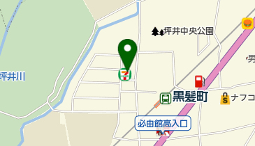 セブンイレブン 熊本坪井6丁目店の地図画像