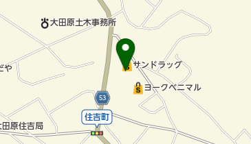 セブン銀行 ヨークベニマル 大田原住吉店 共同出張所の地図画像