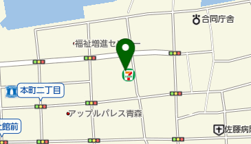 セブンイレブン 青森本町4丁目店の地図画像