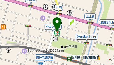 セブンイレブン 阪神尼崎駅北店の地図画像
