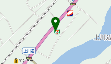 セブンイレブン 川辺町北店の地図画像