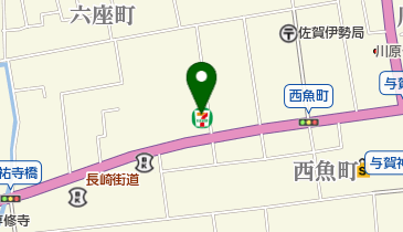 セブンイレブン 佐賀西田代1丁目店の地図画像