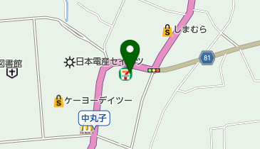 セブンイレブン 上田中丸子店の地図画像