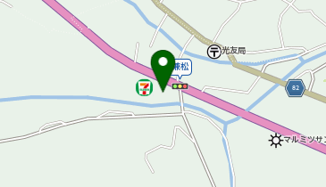 セブンイレブン 八女兼松店の地図画像