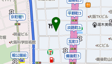 セブンイレブン 大阪淡路町4丁目店の地図画像
