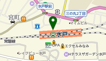 セブン銀行 水戸駅ビル 共同出張所の地図画像