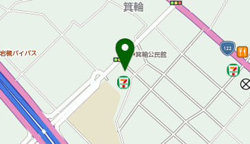 セブンイレブン 岩槻箕輪店の地図画像