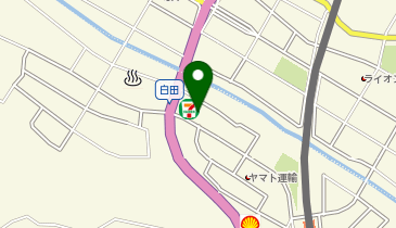 セブンイレブン 伊豆白田店の地図画像