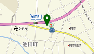 セブンイレブン 多治見池田町店の地図画像