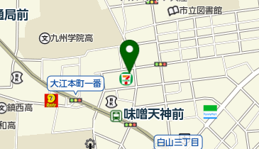 セブンイレブン 熊本大江5丁目店の地図画像