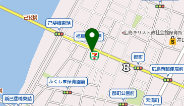 セブンイレブン 広島都町店の地図画像