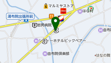 セブン銀行 大分銀行 湯布院支店 共同出張所の地図画像