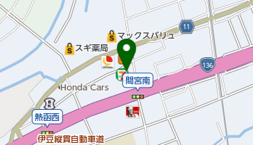セブンイレブン 函南中央店の地図画像
