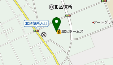 セブン銀行 島忠ホームズ 宮原店 共同出張所の地図画像