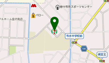 セブンイレブン 野々市押野2丁目店の地図画像