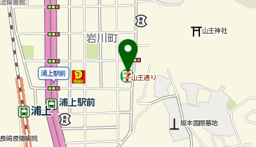 セブンイレブン 長崎岩川町店の地図画像