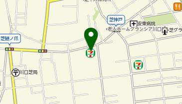 セブンイレブン 川口芝4丁目店の地図画像