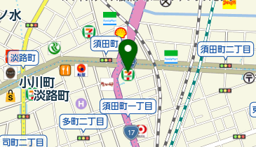 セブンイレブン 神田須田町中央通り店の地図画像