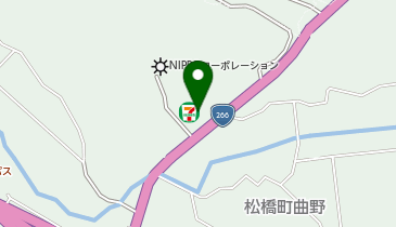 セブンイレブン 宇城松橋曲野店の地図画像