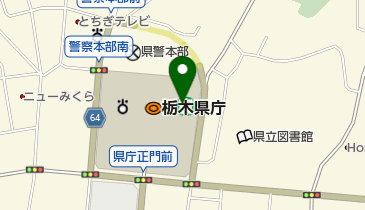 セブンイレブン 栃木県職員生協県庁店の地図画像