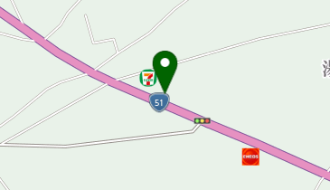 セブンイレブン 鉾田柏熊店の地図画像