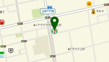 セブンイレブン 仙台上杉3丁目店の地図画像