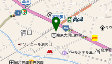 セブンイレブン KOYO帝京大学溝口病院店の地図画像