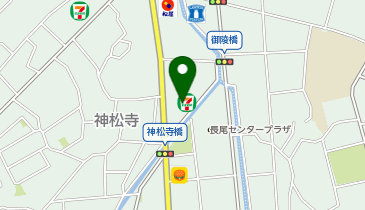 セブンイレブン 福岡神松寺橋店の地図画像