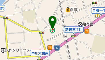 セブンイレブン 葛飾新宿4丁目店の地図画像