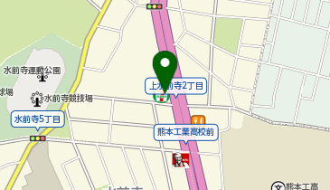 セブンイレブン 熊本上水前寺店の地図画像