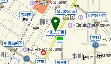 セブンイレブン 金沢昭和町店の地図画像