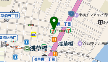 セブンイレブン 台東浅草橋1丁目店の地図画像