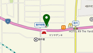 セブンイレブン 垂井町宮代店の地図画像