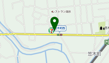 セブンイレブン 大垣笠木店の地図画像