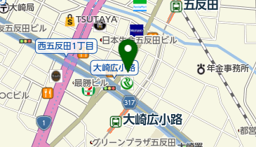 セブンイレブン 西五反田1丁目店の地図画像