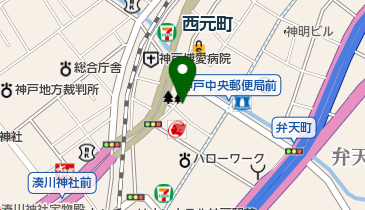 セブンイレブン 神戸相生町1丁目北店の地図画像