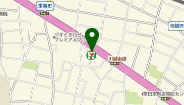 セブンイレブン 板橋東新町川越街道店の地図画像